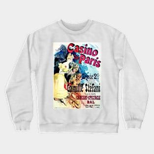 CASINO DE PARIS Camille Stefani Theatre Performance Vintage French Crewneck Sweatshirt
